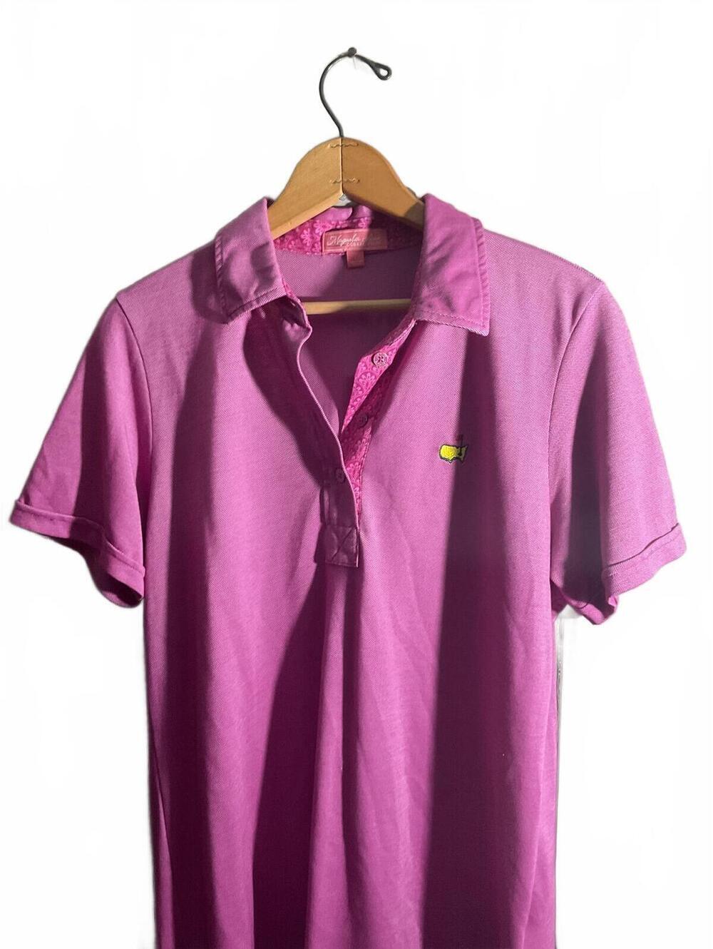 Magnolia Lane Orchid Masters Golf Short Sleeve Polo Shirt/ Large - Picture 3 of 11